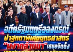 อดีตรัฐมนตรีอลงกรณ์ ปาฐกถาพิเศษยุทธศาสตร์ “ผงาดล้านนา”เสนอจัดตั้งเขตเศรษฐกิจพิเศษและนวัตกรรม (LEC-LECi)เป็นคานงัดล้านนาสู่ศูนย์กลางเศรษฐกิจภูมิภาค 4 ชาติ “ม.พายัพ-ทิวา คอร์ปฯ” เอ็มโอยู.ผนึกภาครัฐ-เอกชน ขับเคลื่อน “Raising Lanna”